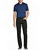 Murano Liquid Luxury Slim Fit Solid Interlock Short Sleeve Polo Shirt - Image 3