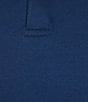 Murano Liquid Luxury Slim Fit Solid Interlock Short Sleeve Polo Shirt - Image 4
