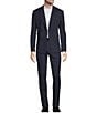 Murano Lucas Carrot Fit Glen Plaid Suit Separates Dress Pants, Color:Navy - Image 3