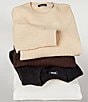 Murano Lux Textured Sweater, Color:Light Khaki - Image 5