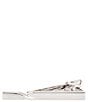 Murano Madison Ave Polished Silvertone Twist Tie Bar - Image 1