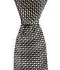 Murano Mini Circle Neat Narrow Poly Silk Tie - Image 1