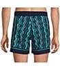 Murano Mod Stripe 5#double; Cabana Swim Trunks, Color:Dark Green - Image 2