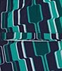 Murano Mod Stripe 5#double; Cabana Swim Trunks, Color:Dark Green - Image 4