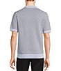 Murano Modern Performance Johnny Collar Short Sleeve Knit Sweater, Color:Lavender Blue - Image 2