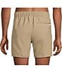 Murano Monaco 5#double; Solid Swim Trunks, Color:Dark Stone - Image 2