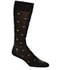 Murano Neat Pattern Crew Dress Socks - Image 2