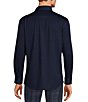 Color:Navy - Image 2 - Non-Iron Slim Fit Spread Collar Cool Max Knit Dress Shirt