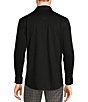 Color:Black - Image 2 - Non-Iron Slim Fit Spread Collar Cool Max Knit Dress Shirt