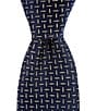 Murano Non Solid Solid Geo Narrow Silk Blend Tie - Image 2