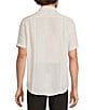 Murano Oaxaca Collection Classic Fit Textured Solid Short Sleeve Woven Shirt - Image 6