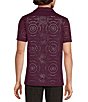 Murano Oaxaca Collection Slim Fit All Over Eyelet Camp Collar Knit Shirt - Image 2