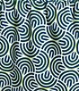 Murano Op Art 5#double; Swim Trunks, Color:Admiral Blue - Image 3