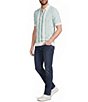 Murano Palm Springs Collection Stripe Quarter-Zip Short Sleeve Polo Shirt - Image 3
