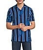 Murano Palm Stripe Cabana Camp Shirt - Image 1