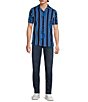 Murano Palm Stripe Cabana Camp Shirt - Image 3