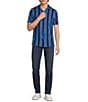 Murano Palm Stripe Cabana Camp Shirt - Image 3