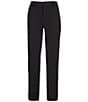 Color:Black - Image 2 - Performance Stretch Alex Slim-Fit Suit Separates Flat-Front Dress Pants