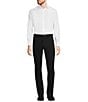 Color:Black - Image 3 - Performance Stretch Evan Extra Slim-Fit Suit Separates Flat-Front Dress Pants