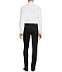 Color:Black - Image 4 - Performance Stretch Evan Extra Slim-Fit Suit Separates Flat-Front Dress Pants