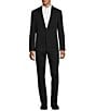 Murano Performance Stretch Slim-Fit Suit Separates Blazer, Color:Black - Image 3