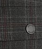 Murano Plaid Hipster Jacket, Color:Grey Multi - Image 5