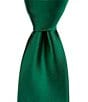 Color:Green - Image 1 - Prom Solid 2 3/4#double; Woven Silk Tie