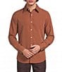 Murano Retro Revival Collection Slim Fit Solid Long Sleeve Woven Shirt - Image 5