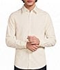 Murano Retro Revival Collection Slim Fit Solid Long Sleeve Woven Shirt - Image 1