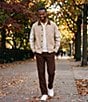 Murano Retro Revival Collection Terry Jacquard Johnny Collar Sweater - Image 5