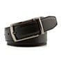 Color:Black - Image 1 - Reversible Leather Belt