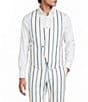 Murano Saronic Islands, Greece Collection Chenille Stripe Suit Separates Vest - Image 1