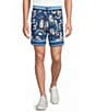 Murano Saronic Islands, Greece Collection Jacquard 5.5#double; Inseam Shorts - Image 1