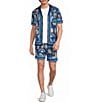 Murano Saronic Islands, Greece Collection Jacquard 5.5#double; Inseam Shorts - Image 3
