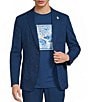Murano Saronic Islands, Greece Collection Jacquard Slim Fit Suit Separates Jacket - Image 1