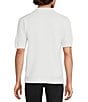 Murano Saronic Islands, Greece Collection Textured Short Sleeve Applique Button Front Shirt - Image 2