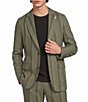 Murano Seville Collection Classic Fit Stripe Suit Separates Jacket - Image 1
