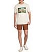 Murano Seville Collection Jacquard Gurkha 5.5#double; Inseam Shorts - Image 3