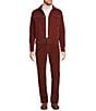 Color:Rustic Red - Image 4 - Slim Fit Cord Jacket