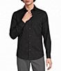 Murano Slim Fit Floral Jacquard Long Sleeve Woven Shirt - Image 5