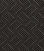 Color:Black - Image 4 - Slim-Fit Geometric Jacquard Short-Sleeve Quarter Zip Polo Shirt