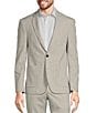 Color:Light Grey - Image 1 - Slim Fit Glen Plaid Suit Separates Jacket