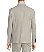 Color:Light Grey - Image 2 - Slim Fit Glen Plaid Suit Separates Jacket