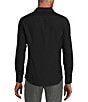 Color:Black - Image 2 - Collezione Collection Slim-Fit Non-Iron Solid Long-Sleeve Woven Shirt
