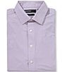 Murano Slim Fit Non-Iron Spread Collar Solid Dress Shirt - Image 2