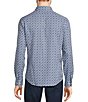 Color:Blue - Image 2 - Slim Fit Performance Stretch Long Sleeve Woven Shirt