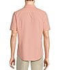 Color:Light Peach - Image 2 - Slim-Fit Performance Stretch Short Sleeve Woven Shirt