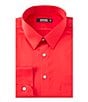 Murano Slim-Fit Point Collar Solid Sateen Dress Shirt | Dillard's