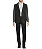 Color:Charcoal - Image 4 - Slim-Fit Quilted Zip Out Suit Separates Blazer