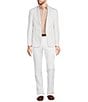 Color:White - Image 3 - Slim-Fit Sateen Suit Separates Jacket